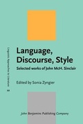 Cover: Language, Discourse, Style - John Benjamins Publishing Co