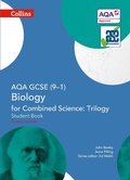 Cover: AQA GCSE Biology for Combined Science: Trilogy 9-1 Student Book - Collins