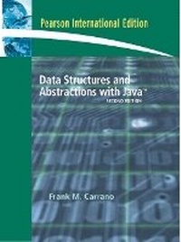 Enlarge image Cover: Data Structures and Abstractions with Java - Pearson