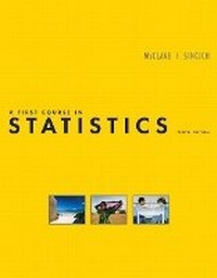Enlarge image Cover: A First Course in Statistics - Pearson