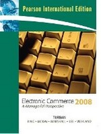 Enlarge image Cover: Electronic Commerce 2008 - Pearson