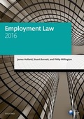 Cover: Employment Law 2016 - Oxford University Press