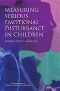 Cover: Measuring Serious Emotional Disturbance in Children - National Academies Press