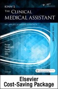 Enlarge image Cover: Kinn's The Clinical Medical Assistant - Text, Study Guide, and SCMO: Learning the Medical Workflow Package - Saunders