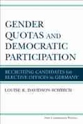 Cover: Gender Quotas and Democratic Participation - The University of Michigan Press