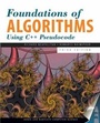 Cover: Foundations of Algorithms using C++ Pseudocode - Jones and Bartlett Publishers, Inc