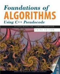 Abbildung von: Foundations of Algorithms using C++ Pseudocode - Jones and Bartlett Publishers, Inc