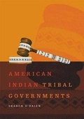 Cover: American Indian Tribal Governments - University of Oklahoma Press