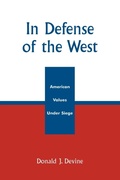 Cover: In Defense of the West - University Press of America