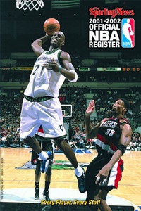 Abbildung von: Official NBA Register - Sporting News Publishing Co.