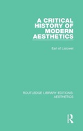 Cover: A Critical History of Modern Aesthetics - Routledge