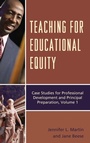 Cover: Teaching for Educational Equity - Rowman & Littlefield Publishers