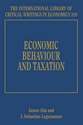 Cover: Economic Behaviour and Taxation - Edward Elgar Publishing