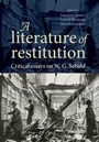 Cover: A Literature of Restitution - Manchester University Press
