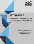 Cover: Adult Self-Report UCC (UCC-SR-ADULT) - Autism Asperger Publishing Co,US