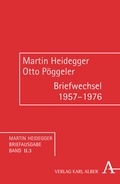 Cover: Briefwechsel 1957-1976 - Karl Alber Verlag