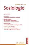 Cover: Soziologie Jg. 45 (2016) 1 - Campus