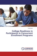 Cover: College Readiness in Participants in Concurrent Enrollment Programs - LAP Lambert Academic Publishing