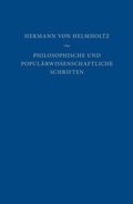 Cover: Philosophische und popul&auml;rwissenschaftliche Schriften - Meiner