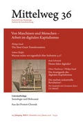 Cover: Von Maschinen und Menschen - Arbeit im digitalen Kapitalismus - Hamburger Edition, HIS