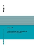 Cover: Automatisierung des Preprocessings f&uuml;r lokal strukturierte Gitter - Dr. Hut