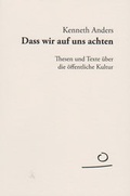 Cover: Dass wir auf uns achten - Aufland Verlag