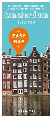 Abbildung von: KUNTH EASY MAP Amsterdam 1:12.500 - Kunth Verlag