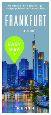 Abbildung von: KUNTH EASY MAP Frankfurt 1:14.000 - Kunth Verlag