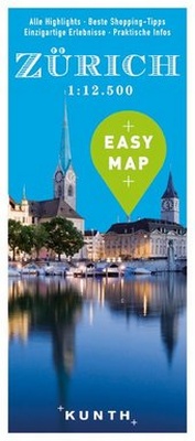 Abbildung von: KUNTH EASY MAP Zürich 1:12.500 - Kunth Verlag