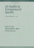 Cover: Job Quality by Entrepreneurial Spinoffs - The Rockwool Foundation Research Unit