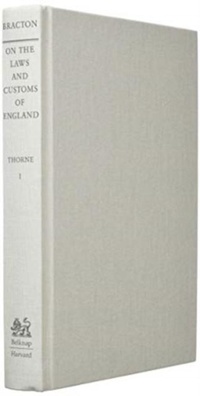 Enlarge image Cover: On the Laws and Customs of England: Volume 1 - Harvard University Press