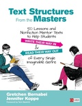 Cover: Text Structures From the Masters - Corwin Press Inc
