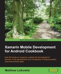 Cover: Xamarin Mobile Development for Android Cookbook - Packt Publishing