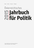 Cover: &Ouml;sterreichisches Jahrbuch f&uuml;r Politik 2015 - B&ouml;hlau