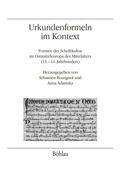 Cover: Urkundenformeln im Kontext - B&ouml;hlau