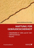 Cover: Haftung f&uuml;r Geb&auml;udesicherheit - Manz