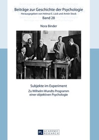 Enlarge image Cover: Subjekte im Experiment - Peter Lang Verlag