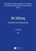 Cover: Die Stiftung - Peter Lang Verlag