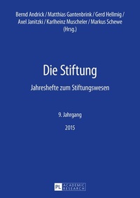 Abbildung von: Die Stiftung - Peter Lang Verlag