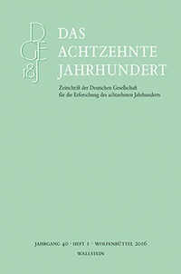 Abbildung von: Das achtzehnte Jahrhundert 40/1 - Wallstein