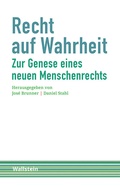 Cover: Recht auf Wahrheit - Wallstein