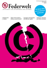 Abbildung von: Federwelt 115, 06-2015 - Uschtrin Verlag