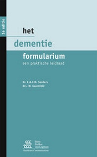 Enlarge image Cover: Het dementie formularium - Bohn Stafleu van Loghum