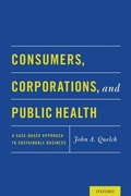 Cover: Consumers, Corporations, and Public Health - Oxford University Press Inc