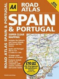 Abbildung von: AA Road Atlas Spain and Portugal - Automobile Association