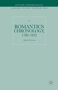 Cover: A Romantics Chronology, 1780-1832 - Palgrave Macmillan