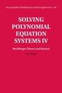 Cover: Solving Polynomial Equation Systems IV: Volume 4, Buchberger Theory and Beyond - Cambridge University Press
