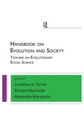 Cover: Handbook on Evolution and Society - Routledge