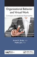 Cover: Organizational Behavior and Virtual Work - Apple Academic Press Inc.