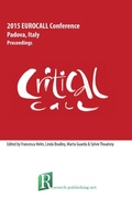 Cover: Critical Call - Proceedings of the 2015 Eurocall Conference, Padova, Italy - Research-Publishing.net